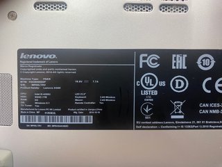 Lenovo All in One A540 Plata