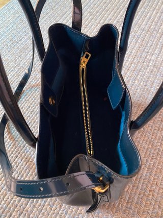 Bolso Bimba y Lola Piel Charol Azul
