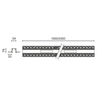 FARO NESO Carril Empotrable magnetico 2m DALI
