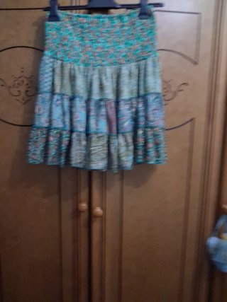 Falda Boho Multicolor Talla M