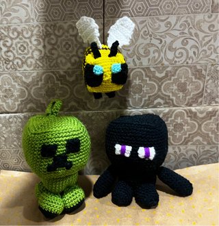 Muñecos Minecraft - crochet