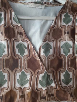 Conjunto pantalón y blusa estampado