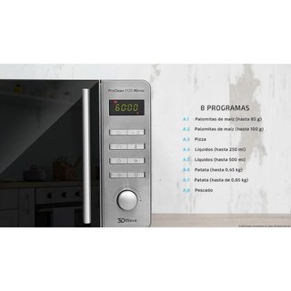 Microondas con grill - Cecotec ProClean 5120 Mirro