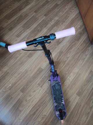 Patinete infantil rosa y morado