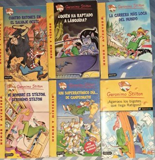 6 libros de Gerónimo Stilton