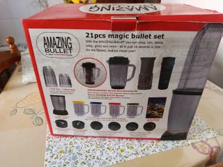 Batidora Amazing Bullet 21 piezas