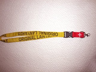 Lanyard flotante THE FLOAT. Llavero y mosquetón.