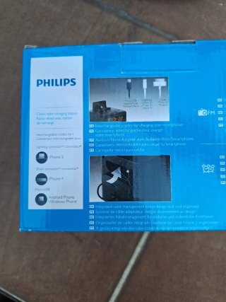 Radio Cargador Philips Negro