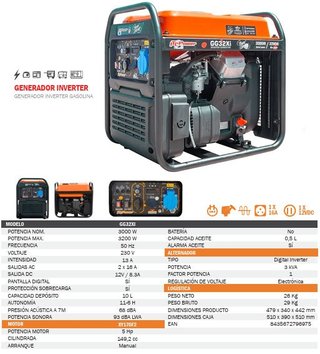 Generador Inverter 3200W