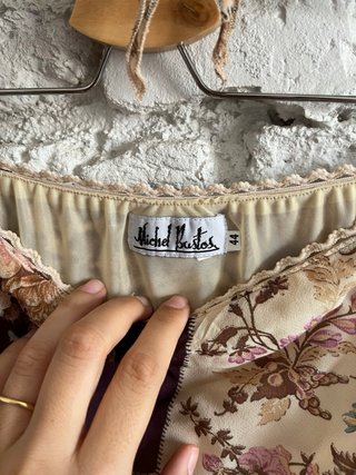 Conjunto vintage estampado leopardo