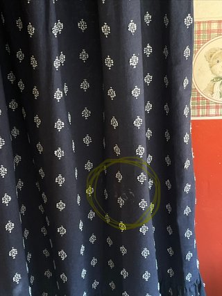 Vestido largo Lefties azul estampado