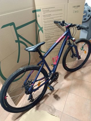Bici Montaña Talla M Azul/Rosa