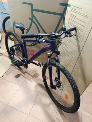 Bici Montaña Talla M Azul/Rosa