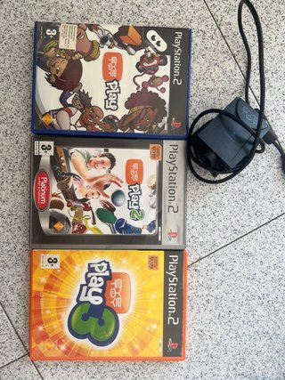 Pack EyeToy PS2 Cámara Original + EyeToy Play 1, 2