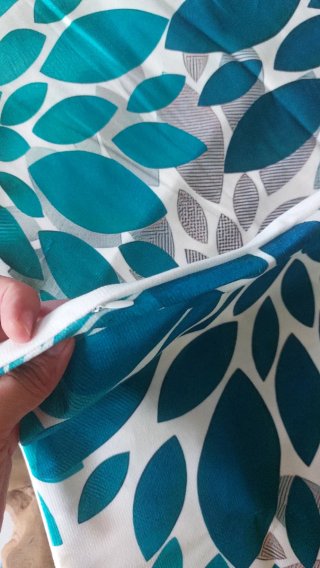 2 federe copricuscino verde blu 45x45 nuove Stampa