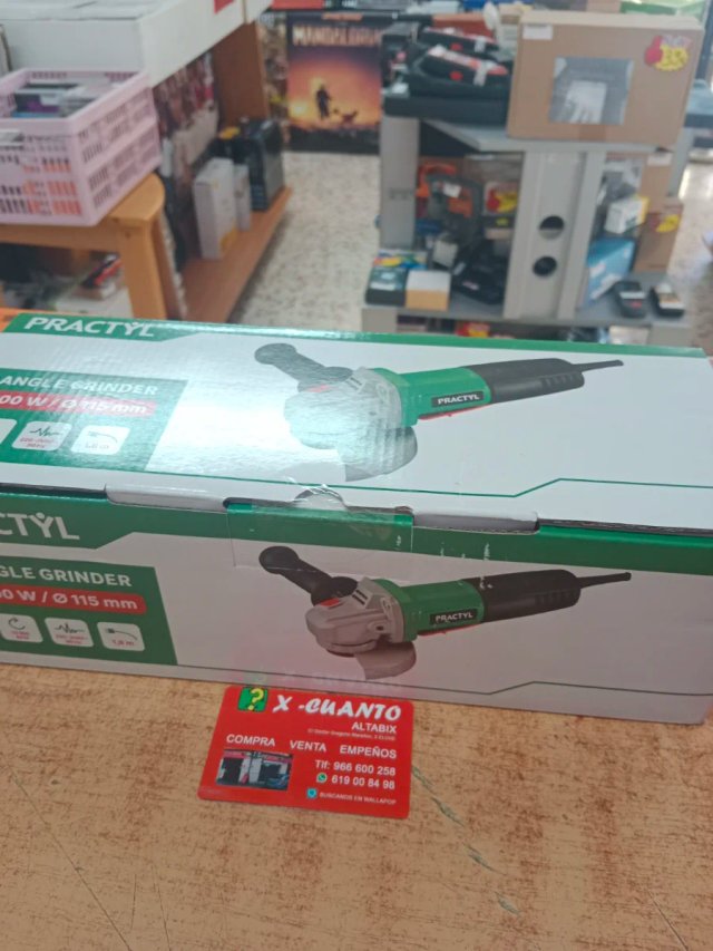 AMOLADORA PRACTYL 500W 115MM SIN ABRIR