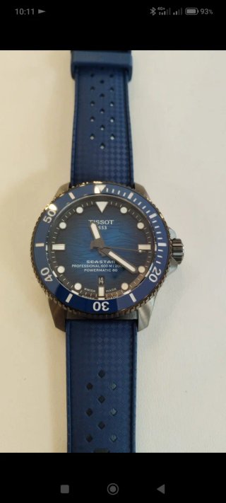 Tissot Seastar 2000 Automático Azul