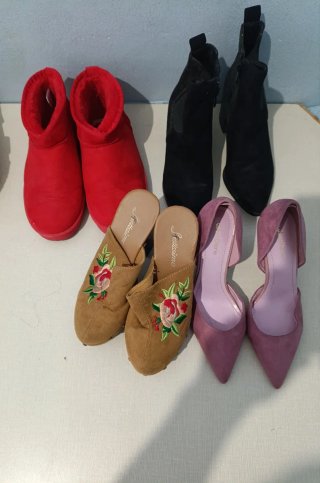 Lote de 6 pares de zapatos talla 37