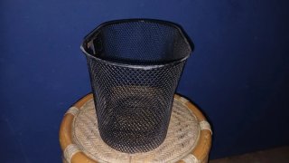Cesta antigua para bicicleta