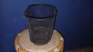Cesta antigua para bicicleta