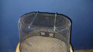 Cesta antigua para bicicleta