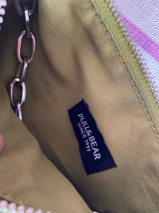 Bolso verde efecto piel cocodrilo