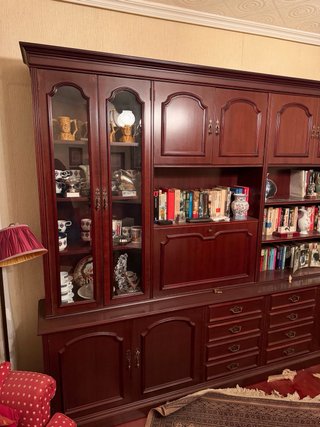 Mueble de salón de madera maciza