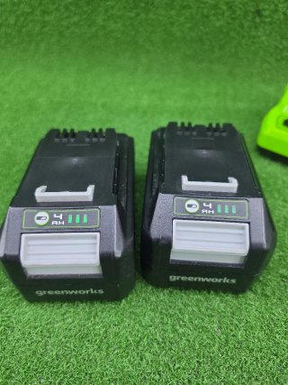 Greenworks Baterías y Cargador Doble 24V