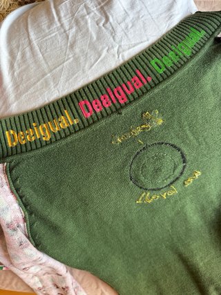 Top Desigual Geométrico Multicolor Talla S