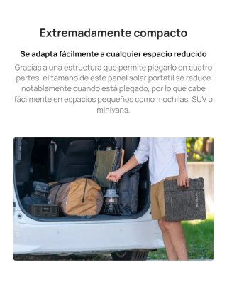 Panel Solar EcoFlow 60W Tipo C