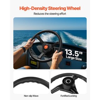 SS13712 Paquete de Dirección Rotativa de Conexión Rápida de 12 con Rueda de 33 cm