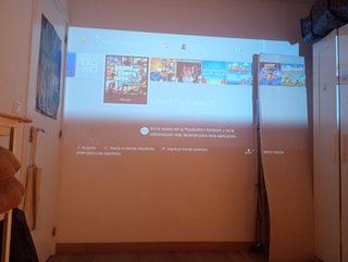 PS4 + Proyector Ultimea + 2 Mandos + GTA