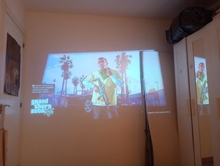 PS4 + Proyector Ultimea + 2 Mandos + GTA