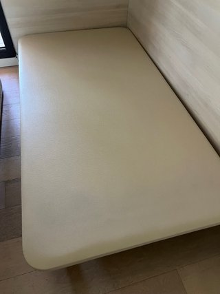 Colchón y base tapizada de 105 cm x 200 cm