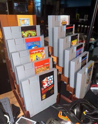 Expositor juegos Nintendo NES