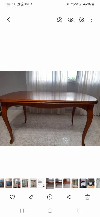 Conjunto de muebles de salón madera maciza