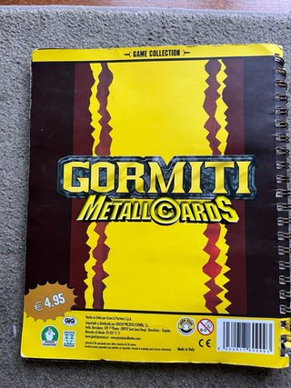 Álbum Gormiti Metallcards