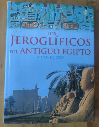 Libro jeroglíficos antiguo Egipto