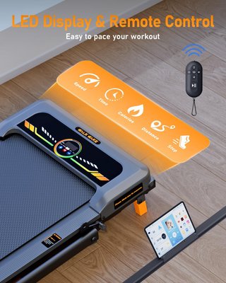 Cinta de Andar Inclinable Plegable WalkWake