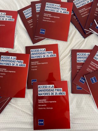 libros sin usar para acceso a la universidad +25