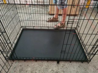 Jaula XXL para perros negra