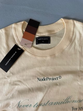 Camiseta Nude Project Beige Barcos