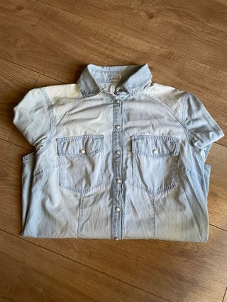 Camisa vaquera azul Talla XS