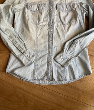 Camisa vaquera azul Talla XS