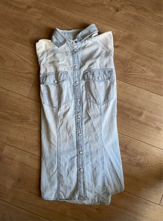 Camisa vaquera azul Talla XS
