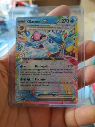 Glaceon EX Teracristal Carta Pokémon