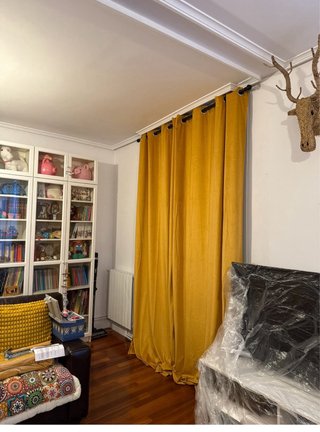 Cortinas opacas terciopelo, son dos juegos 35€ c/u