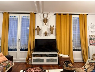 Cortinas opacas terciopelo, son dos juegos 35€ c/u