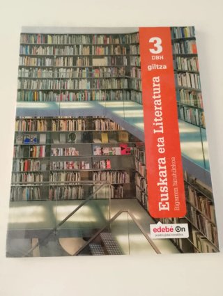 Pack 3 Libros euskera eta literatura 3⁰DBH giltza