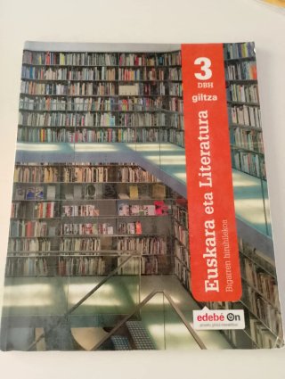 Pack 3 Libros euskera eta literatura 3⁰DBH giltza